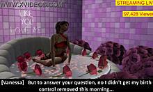 Convidada especial do desenho animado Vanessas, Sims 4, vídeo