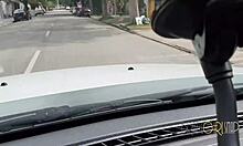 O curvă braziliană umflată este pătrunsă pe stradă